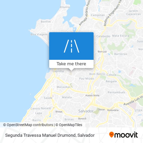 Segunda Travessa Manuel Drumond map