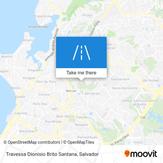 Travessa Dionisio Brito Santana map