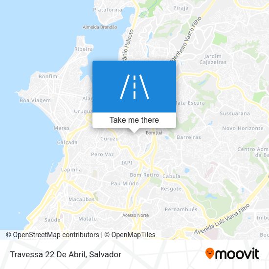 Travessa 22 De Abril map