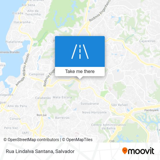 Rua Lindalva Santana map