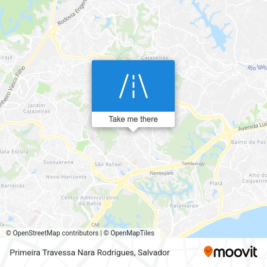 Primeira Travessa Nara Rodrigues map