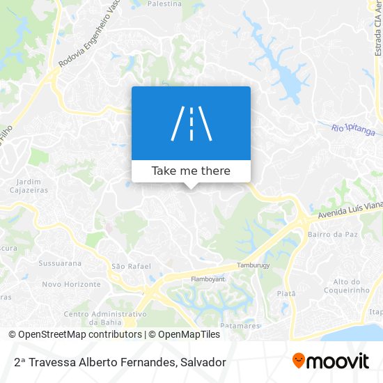 Mapa 2ᵃ Travessa Alberto Fernandes