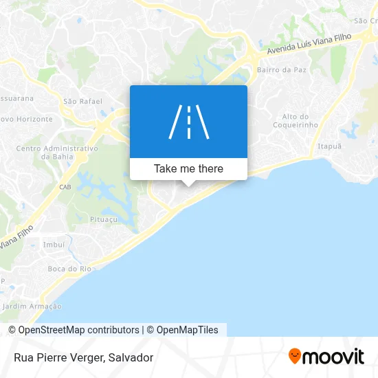 Rua Pierre Verger map