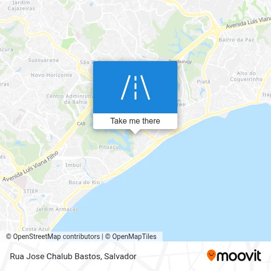 Rua Jose Chalub Bastos map