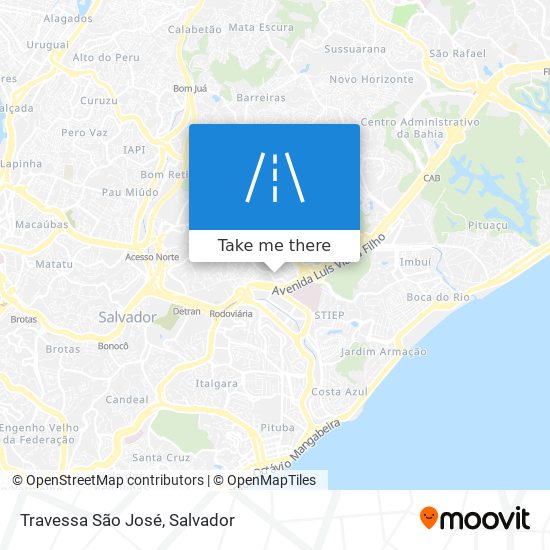 Mapa Travessa São José