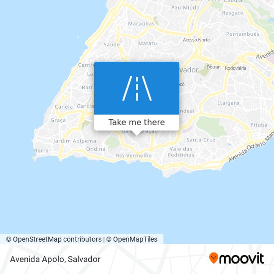 Mapa Avenida Apolo