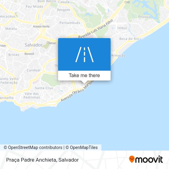 Praça Padre Anchieta map