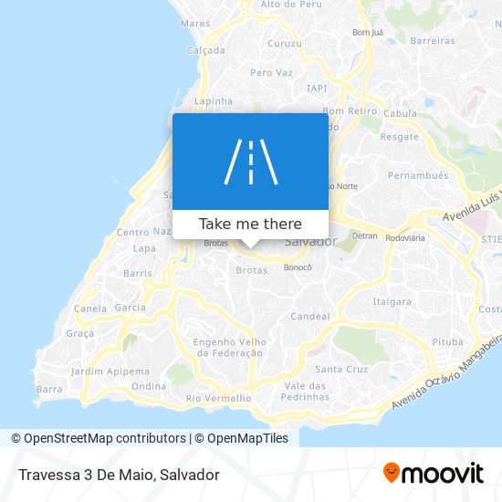 Travessa 3 De Maio map