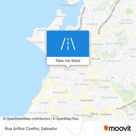 Rua Arthur Coelho map