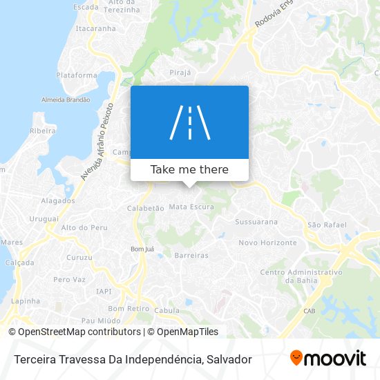 Terceira Travessa Da Independéncia map