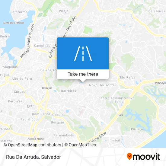 Rua Da Arruda map