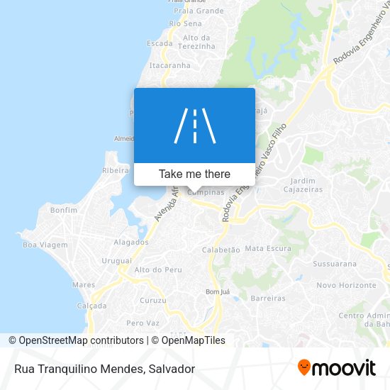 Rua Tranquilino Mendes map