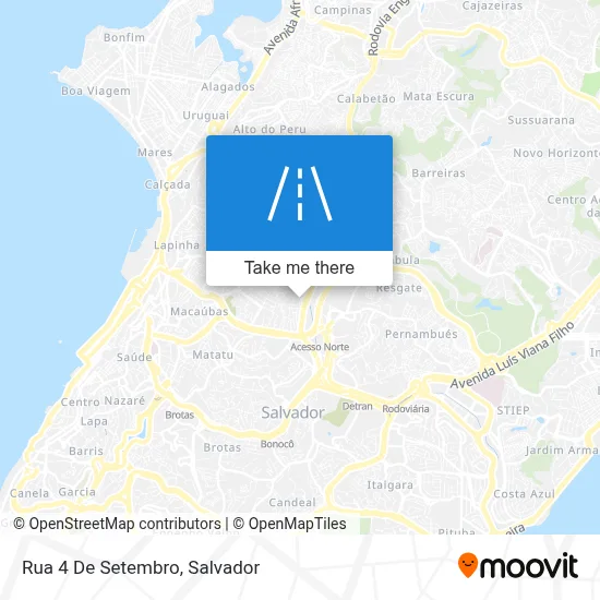 Rua 4 De Setembro map