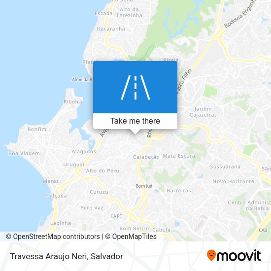 Travessa Araujo Neri map