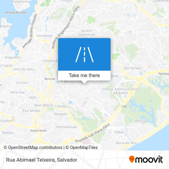 Rua Abimael Telxeira map