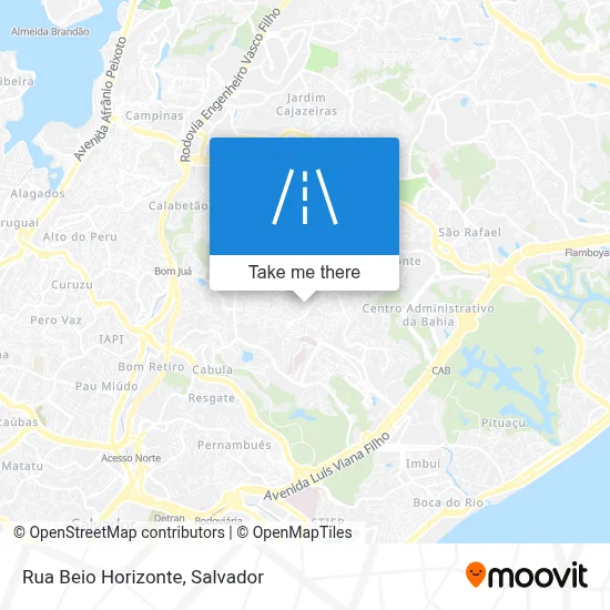 Rua Beio Horizonte map
