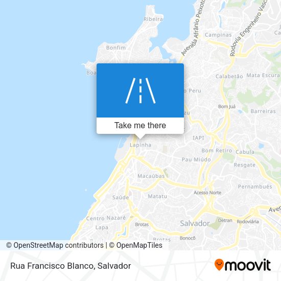 Rua Francisco Blanco map