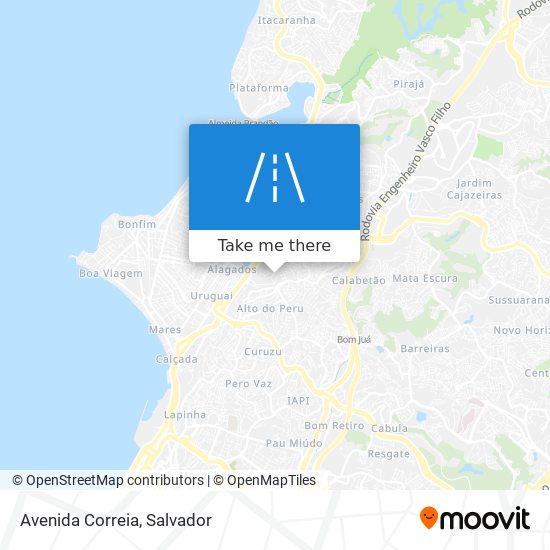 Avenida Correia map