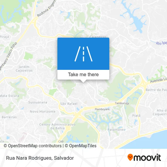Rua Nara Rodrigues map
