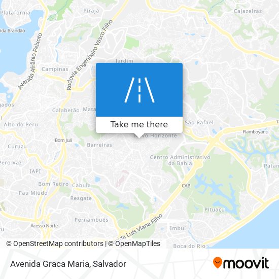 Mapa Avenida Graca Maria