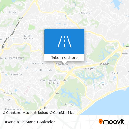 Avendia Do Mandu map