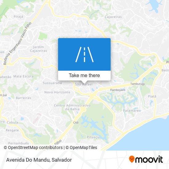 Mapa Avenida Do Mandu