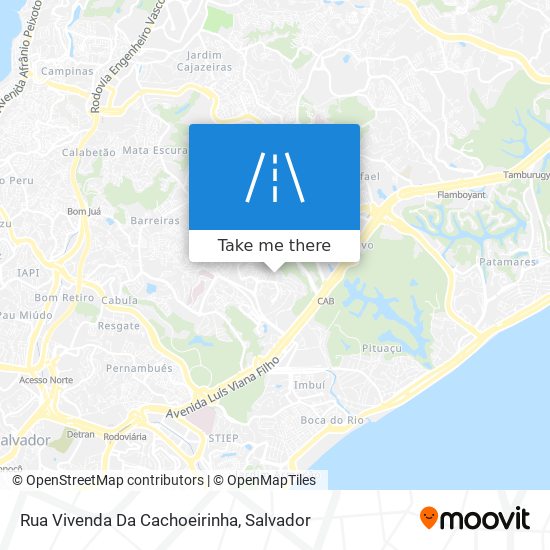 Rua Vivenda Da Cachoeirinha map