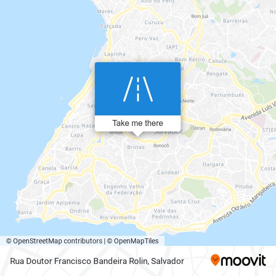 Rua Doutor Francisco Bandeira Rolin map