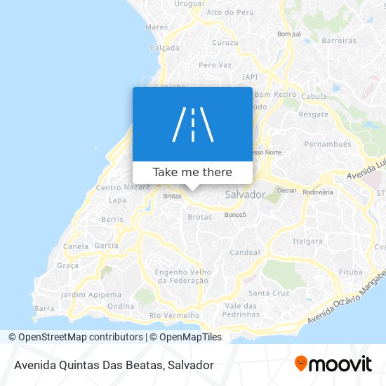 Mapa Avenida Quintas Das Beatas