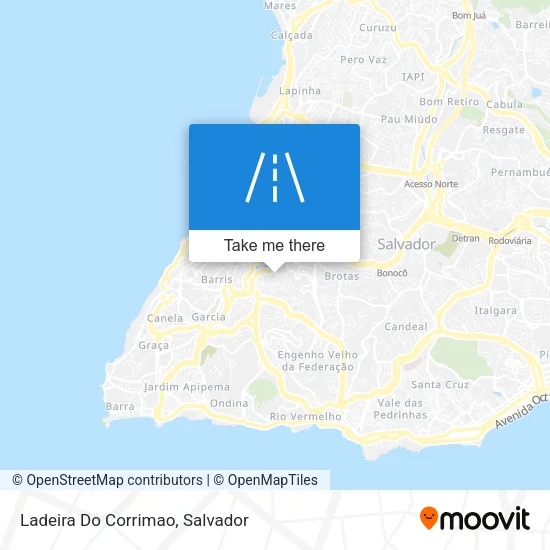 Ladeira Do Corrimao map