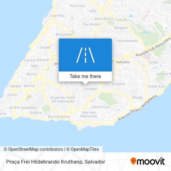 Praça Frei Hildebrando Kruthanp map