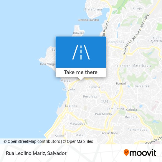 Mapa Rua Leolino Mariz