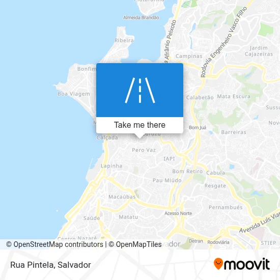 Rua Pintela map