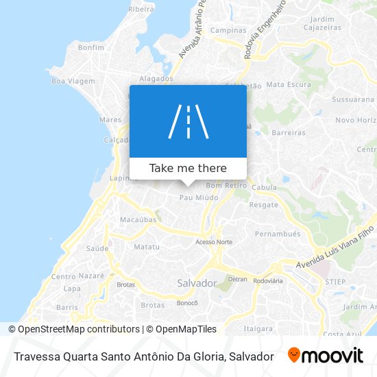 Mapa Travessa Quarta Santo Antônio Da Gloria