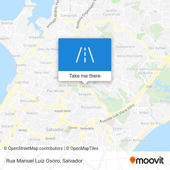 Rua Manuel Luiz Osóro map