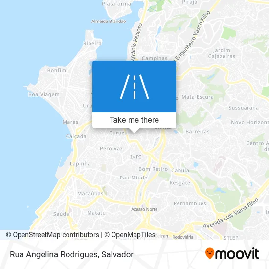 Rua Angelina Rodrigues map