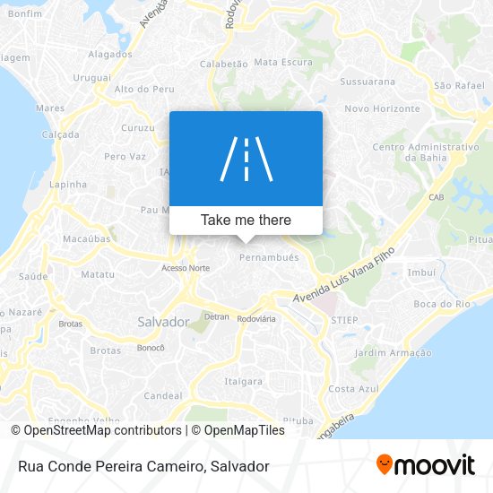 Rua Conde Pereira Cameiro map