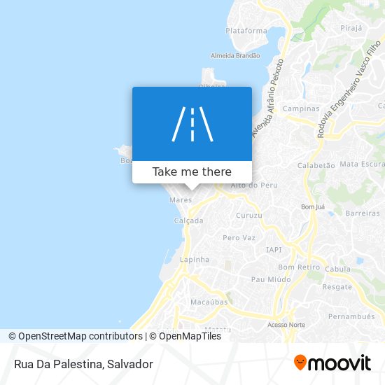 Mapa Rua Da Palestina