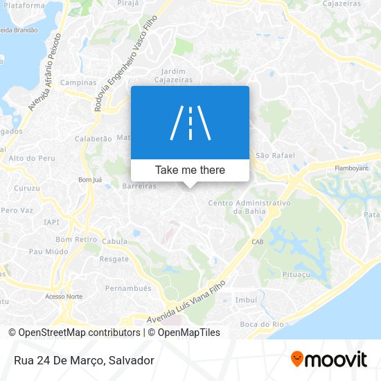 Rua 24 De Março map