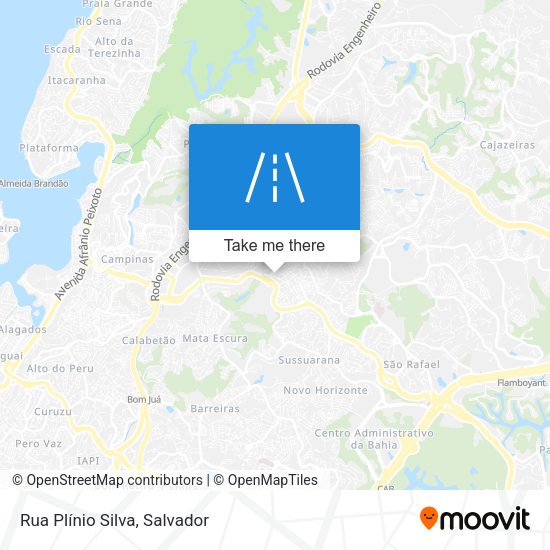 Rua Plínio Silva map