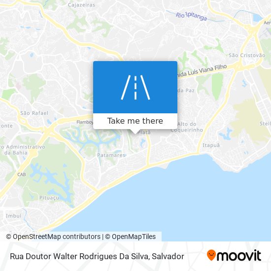 Mapa Rua Doutor Walter Rodrigues Da Silva