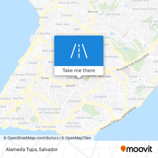 Mapa Alameda Tupa