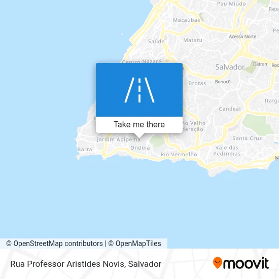 Rua Professor Aristides Novis map