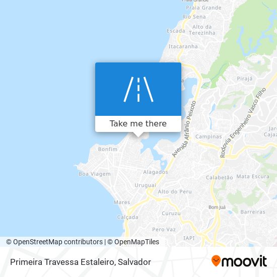 Primeira Travessa Estaleiro map