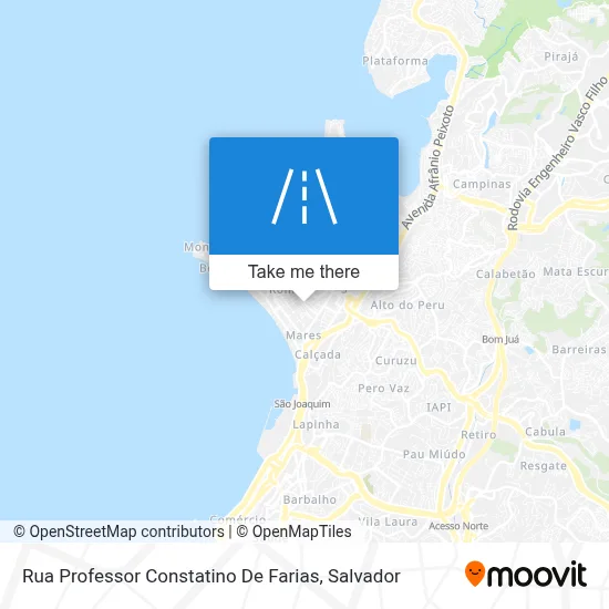 Rua Professor Constatino De Farias map