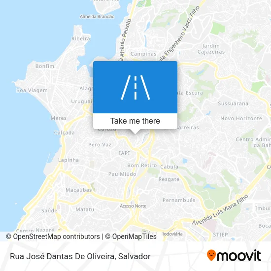 Rua José Dantas De Oliveira map