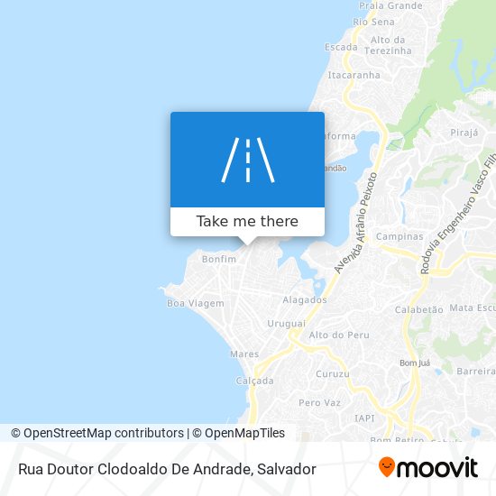 Mapa Rua Doutor Clodoaldo De Andrade