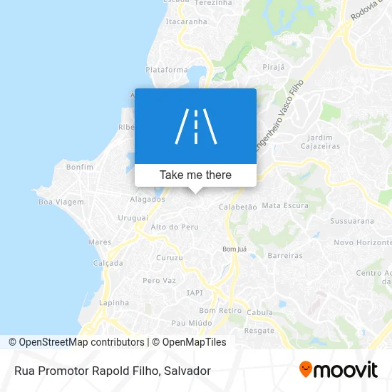 Rua Promotor Rapold Filho map