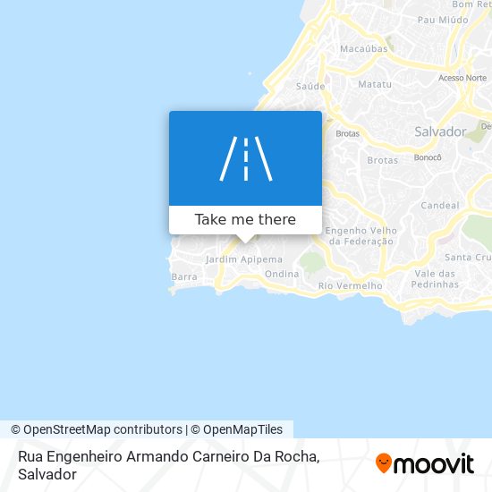 Mapa Rua Engenheiro Armando Carneiro Da Rocha