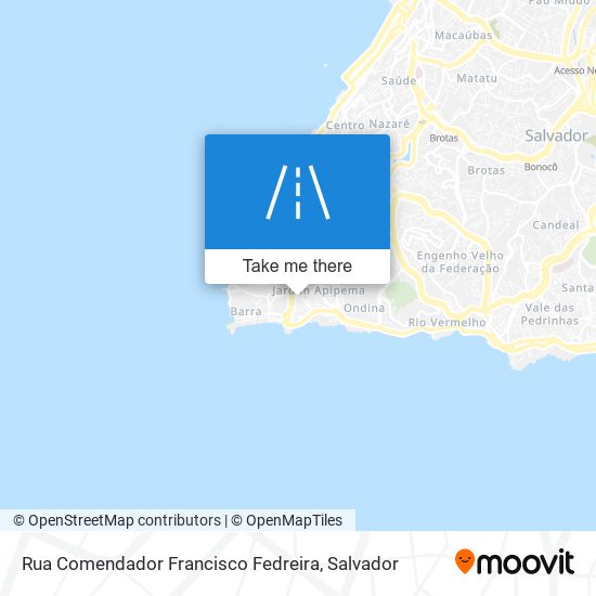 Rua Comendador Francisco Fedreira map